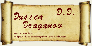 Dušica Draganov vizit kartica